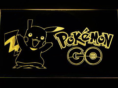 Pokemon Go Pikachu LED Neon Sign